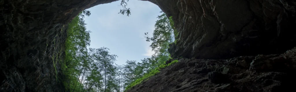 Newly discovered cave in BC 10 Photo of generic cave opening