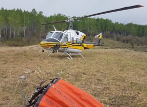 helicopter services for forestry support equipment