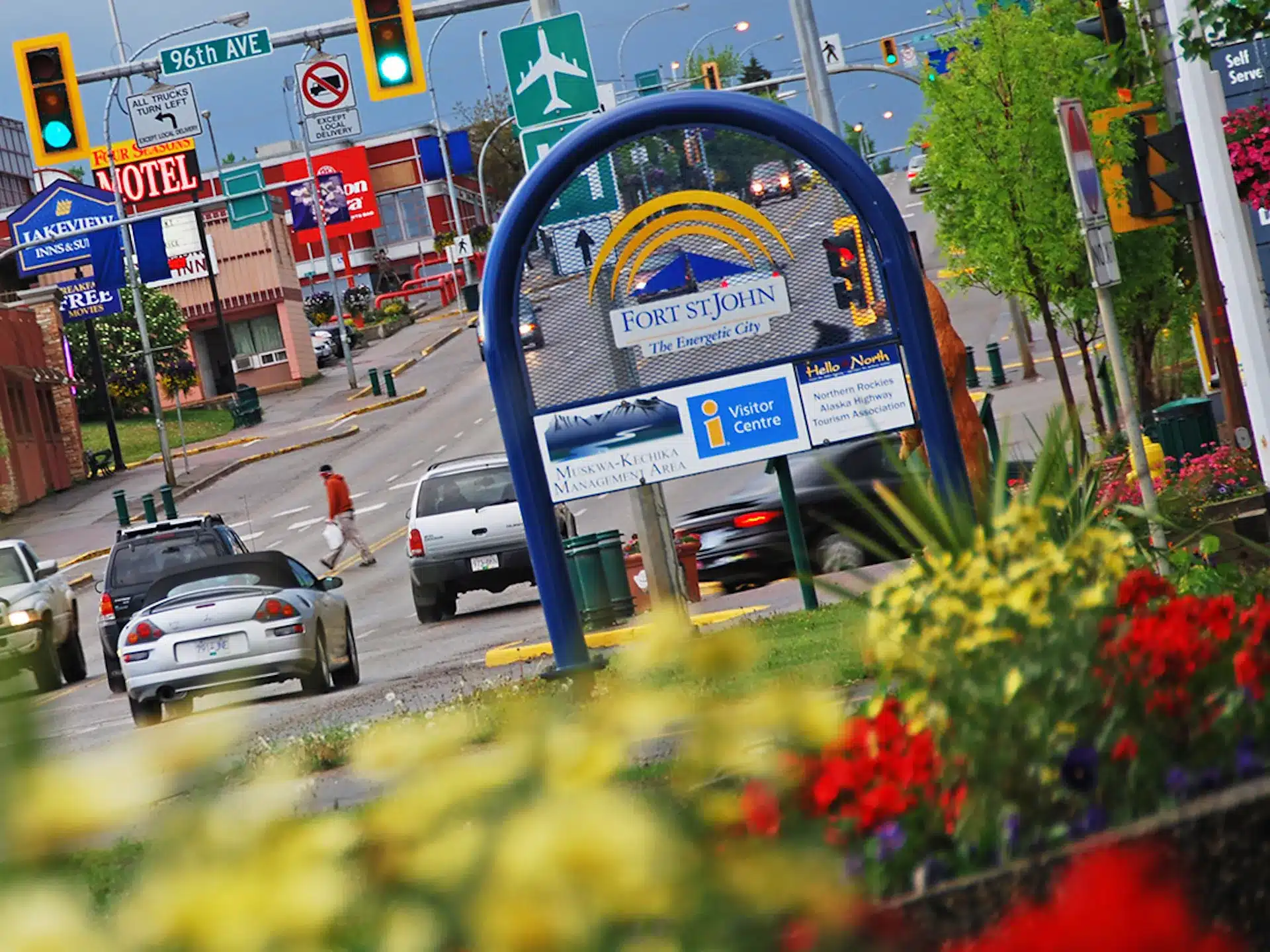 Photo of Fort St John welcome sign