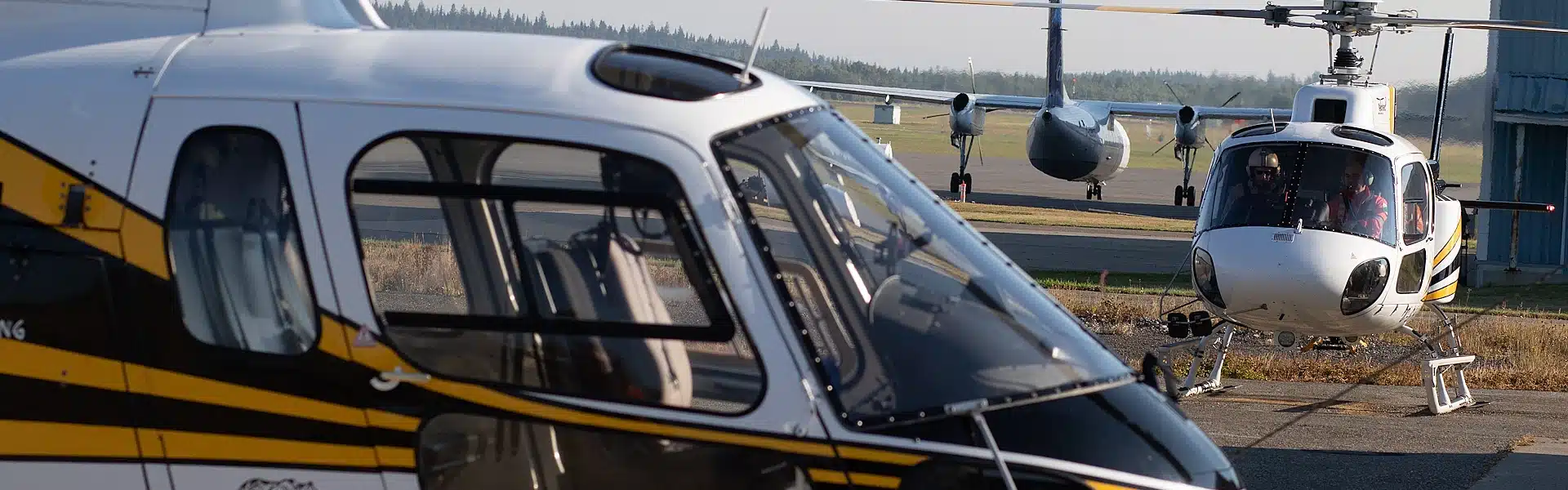 Yellowhead Helicopters photo of pad at Prince George airport