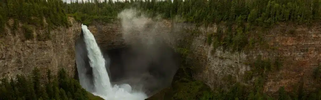 Important discovery in Wells Gray Park 9 Photo of waterfall in Wells Gray Park