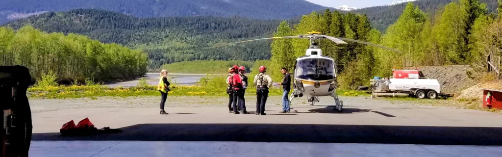 Terrace SAR training @ Yellowhead YXT 6 2019 Photo of Terrace SAR training with pilot Jeff Patmore
