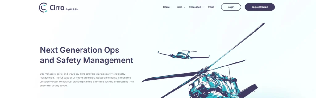Screenshot of Air-Suite website home page