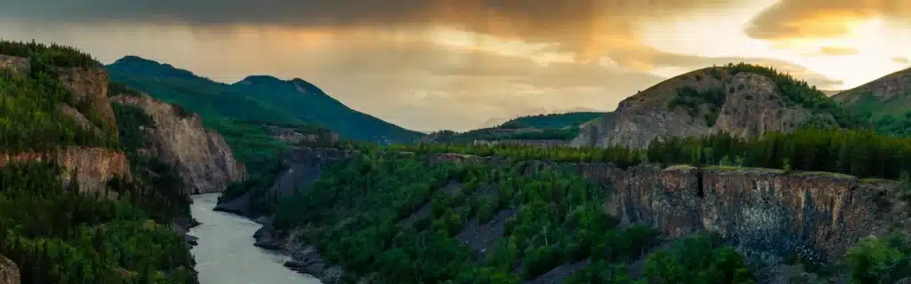 BC Content Hub photo of the Telegraph Creek area near the Stikine River