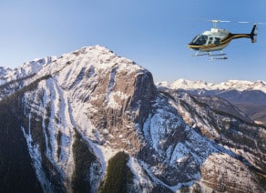 Helicopter Plein Air Painting near Jasper