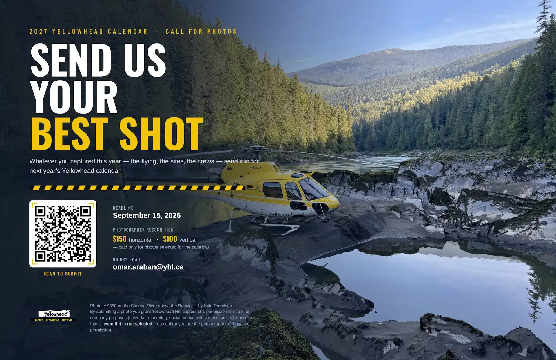 QR code for photo contest submissions for 2027 helicopter calendar