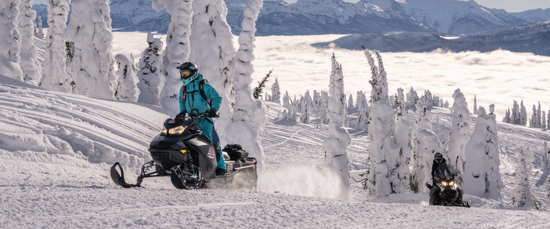Snowmobiling in the BC Coastal Mountains