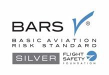 Basic Aviation Risk Standard Silver awarded for approved safety protocols