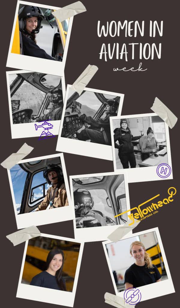 Women in Aviation week 2024 YHL helicopter pilots AMEs